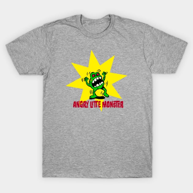 Angry little Monster (lettering) T-Shirt by schlag.art